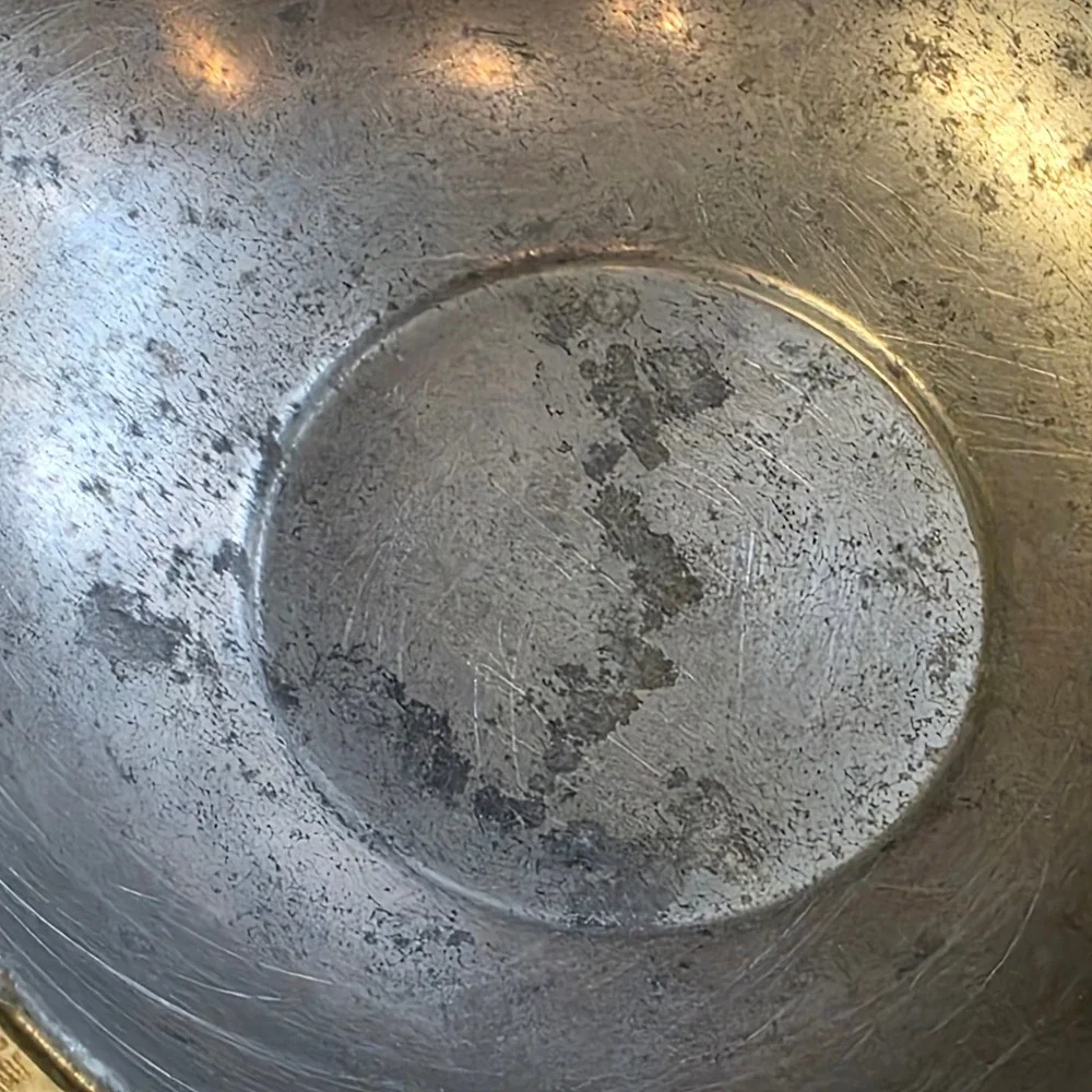 Preisner Pewter Porringer Bowl 2162 Silver Vintage Handled cup Trinket Dish 4.5
